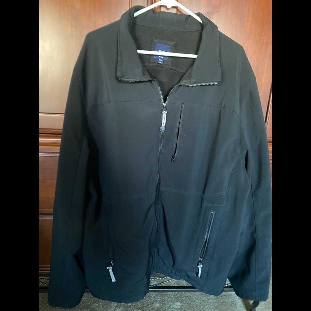 Mens black Gap jacket, size XXL